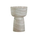 Charra Faux Travertine Indoor/Outdoor Side Table