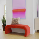 Kenya Red Rocks Velvet Bench
