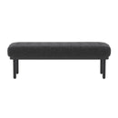 Olivia Black Boucle Bench