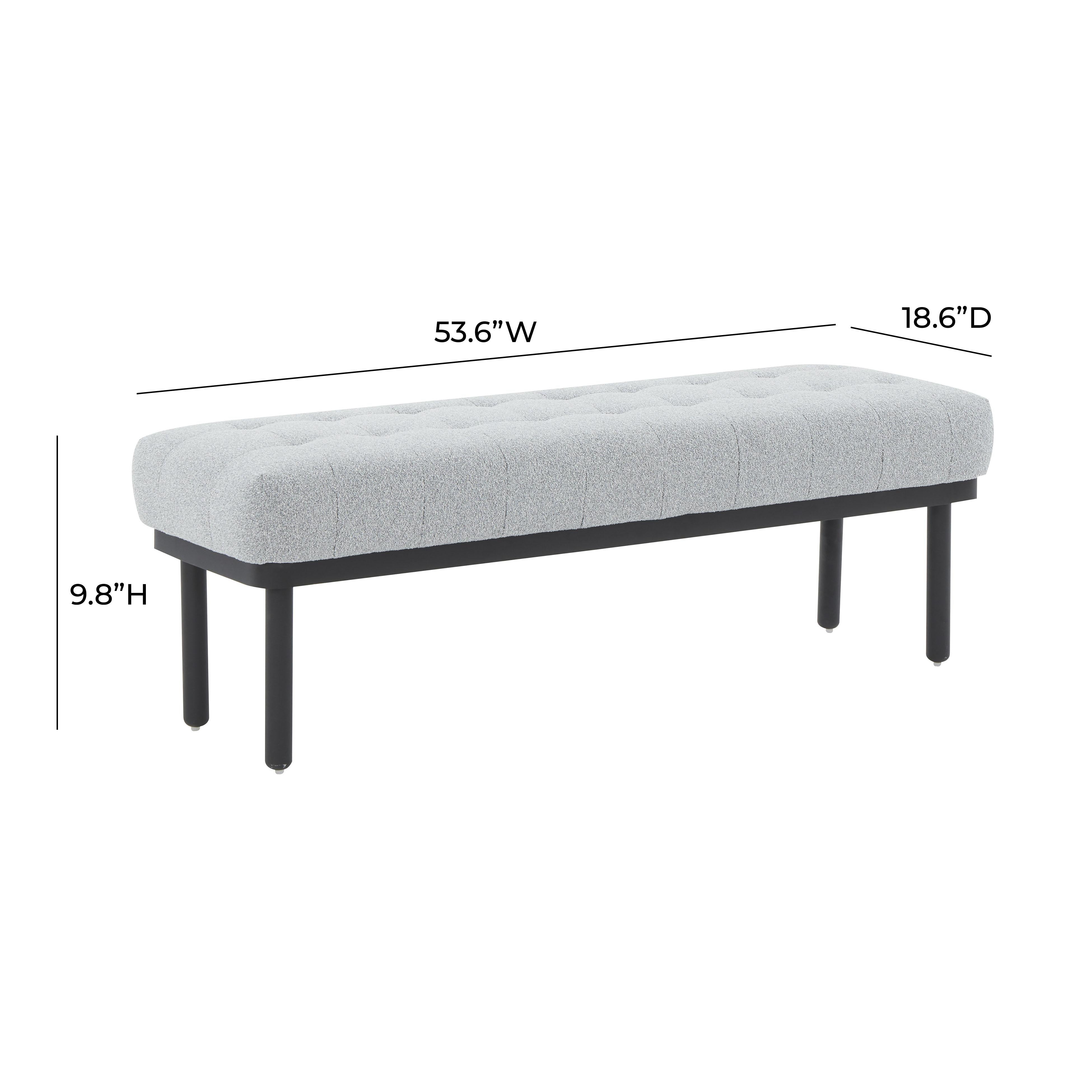 TOV Olivia Boucle Bench - Thumbnail 2
