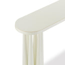 Titan Cream Glossy Console Table
