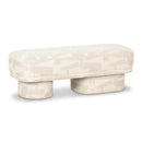 Lena Cream Jacquard Bench