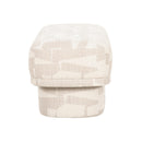 Lena Cream Jacquard Bench