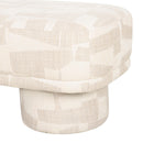 Lena Cream Jacquard Bench