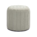 Pouch Mint Green Chenille Ottoman