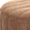 Pouch Rust Chenille Ottoman