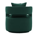 Kennedy Forest Green Velvet Swivel Chair