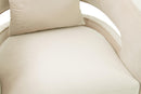 Kennedy Cream Velvet Swivel Chair
