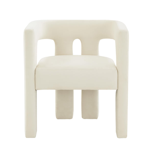 Sloane Cream Velvet Chair - UK