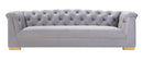 Farah Grey Velvet Sofa