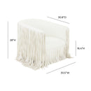 Shag Me Ivory Vegan Leather Swivel Chair - UK