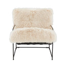 Kimi Natural Genuine Sheepskin Chair - UK