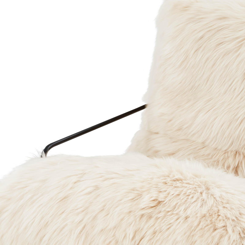 Kimi Natural Genuine Sheepskin Chair - UK