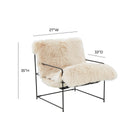 Kimi Natural Genuine Sheepskin Chair - UK