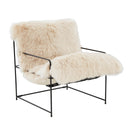 Kimi Natural Genuine Sheepskin Chair