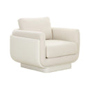 Rhonnie Cream Monotone Armchair - UK