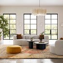 Fickle Grey Velvet Swivel Chair - UK