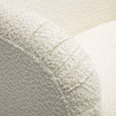 Pamela Cream Boucle Tassel Lounge Chair