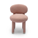 Manu Rose Pink Performance Boucle Side Chair