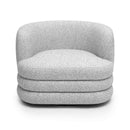Astor Light Grey Swivel Hotel Lounge Chair