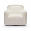 Charli Cream Boucle Swivel Chair