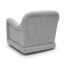 Charli Grey Boucle Swivel Chair