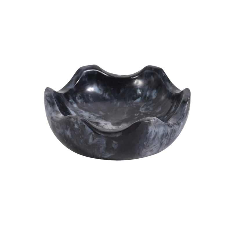 Platform Black Swirl Resin Kiddush Cup