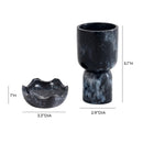Platform Black Swirl Resin Kiddush Cup