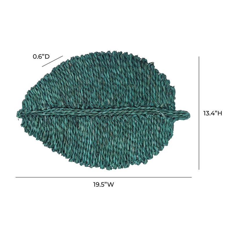 Leaf Green Seagrass Placemat - Set of 4