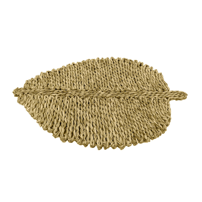Leaf Natural Seagrass Placemat - Set of 4