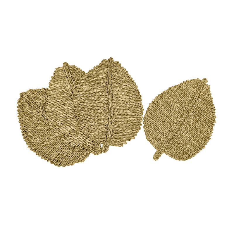 Leaf Natural Seagrass Placemat - Set of 4