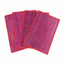 Peele Pink Seagrass Placemat - Set of 4