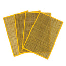 Peele Yellow Seagrass Placemats - Set of 4