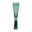 Flute Green Champagne Glasses - Set of 4