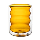 Waves Amber Water Glass - Set of 4