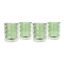 Waves Green Water Glass - Set of 4