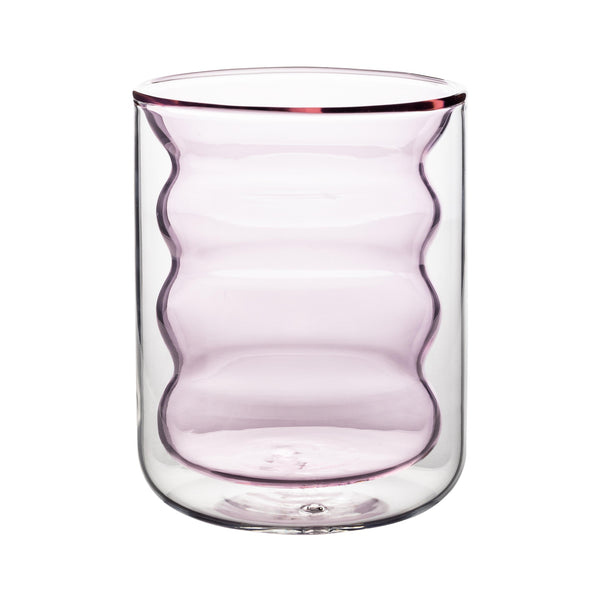 Waves Blush Water Glass - Set of 4