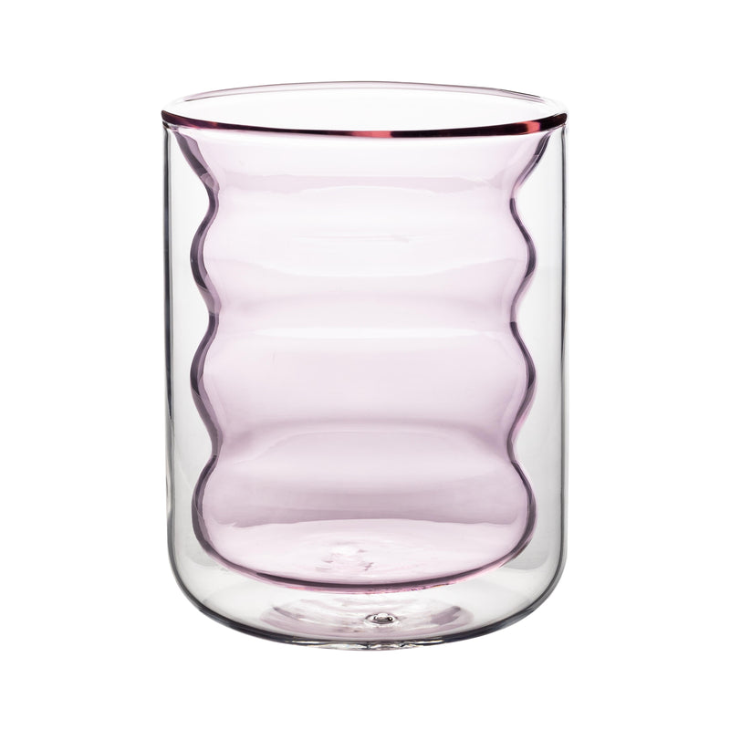Waves Blush Water Glass - Set of 4