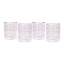 Waves Blush Water Glass - Set of 4