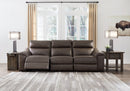 3-Piece Power Reclining Sectional Loveseat with Console