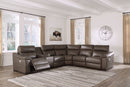 3-Piece Power Reclining Sectional Loveseat with Console