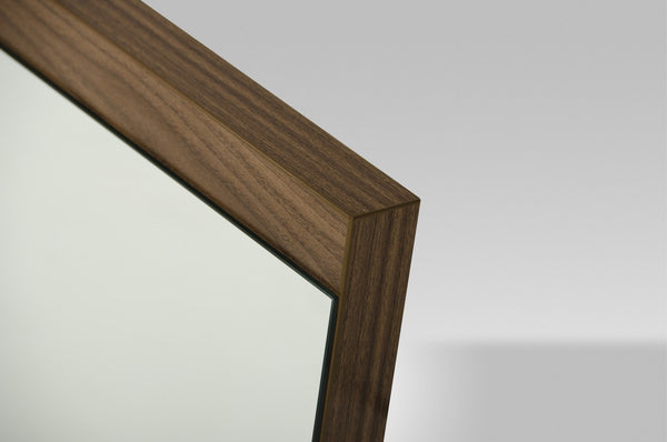 Modrest Rondo Mid-Century Walnut Mirror