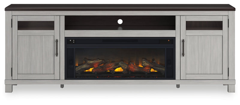 Darborn 88" TV Stand with Electric Fireplace