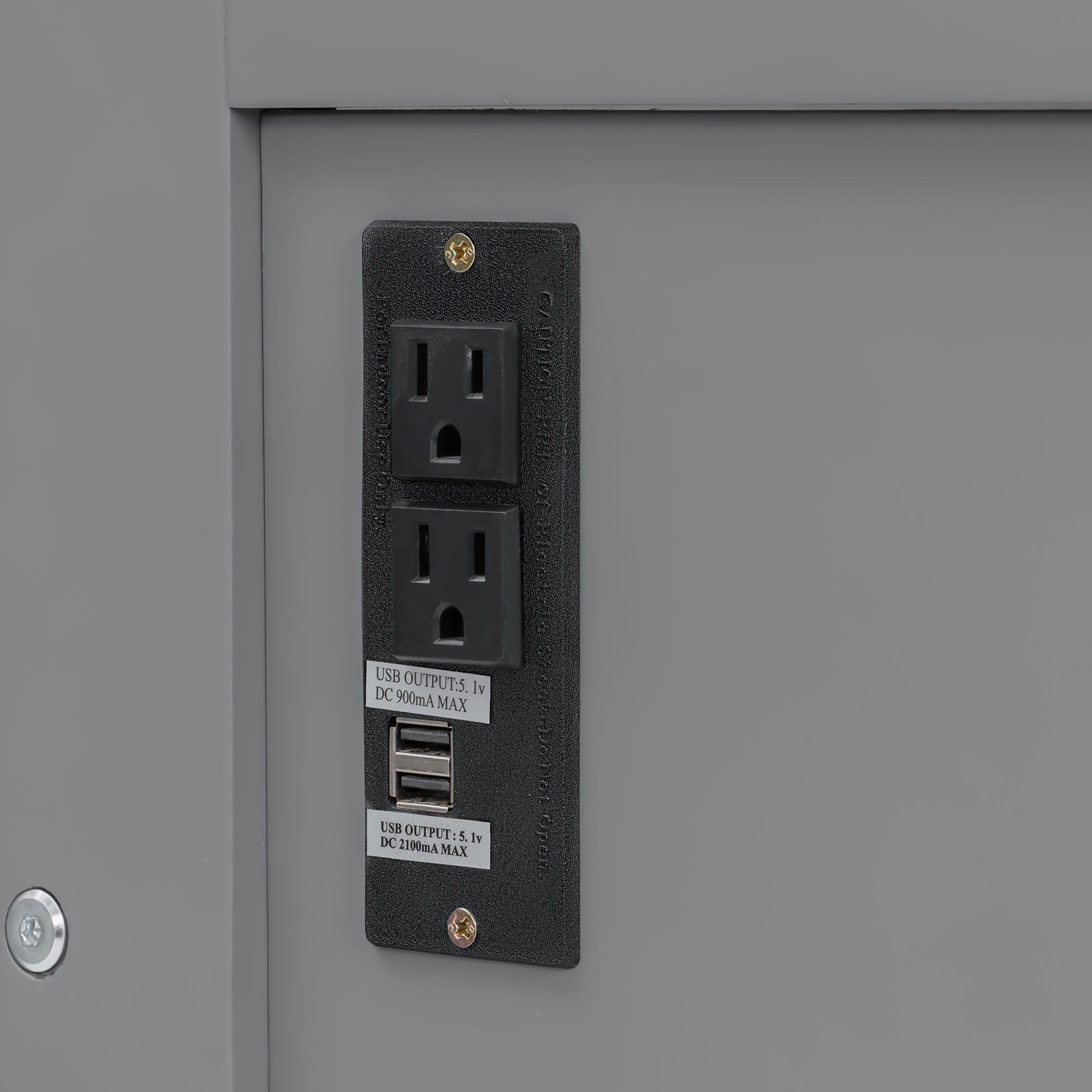 Murphy Bed With Desk, LED Lights And USB Charging Station