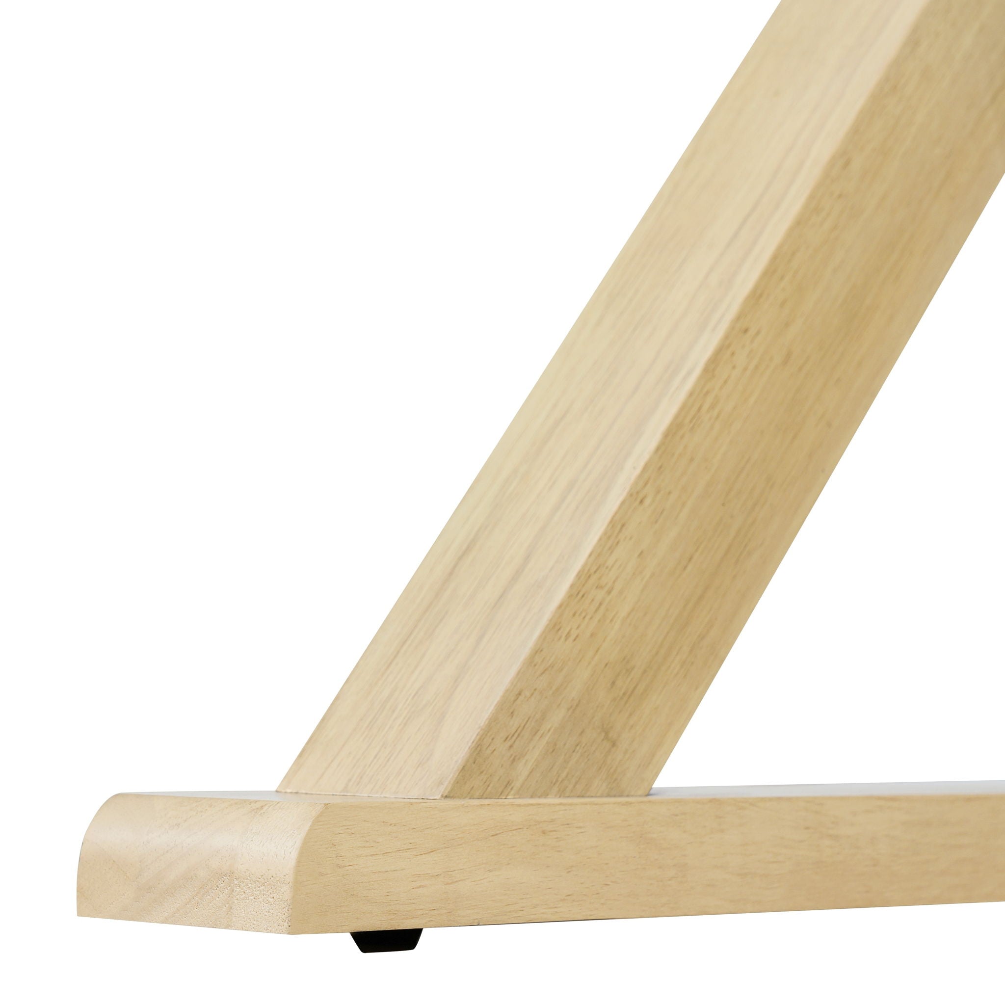 Dining Table With X-Shaped Legs, Rectangular Indoor - Natural
