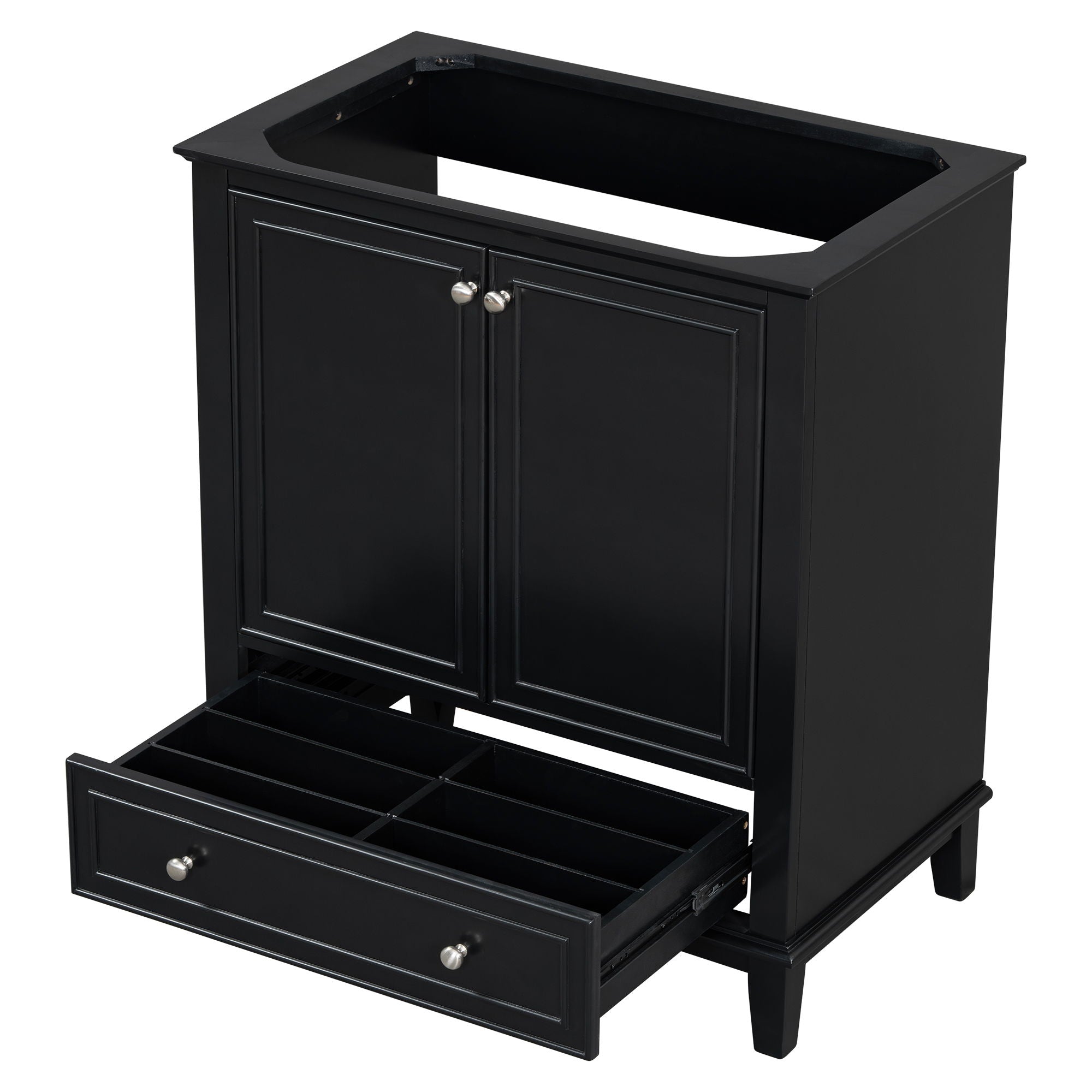 Modern Bathroom Vanity Base Only With Doors And Drawer
