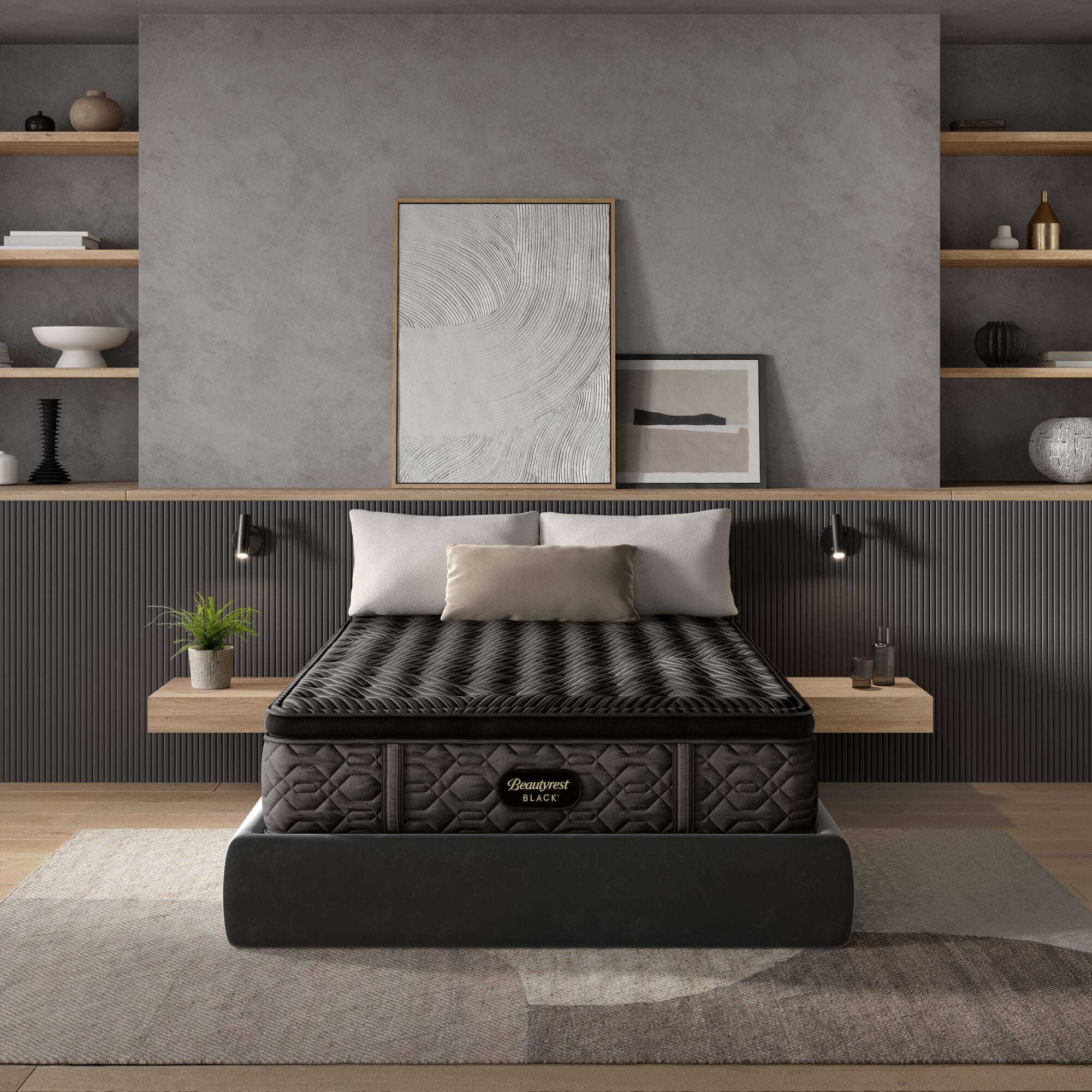 Beautyrest Black - 14.75" Series One Medium Pillow Top Mattress