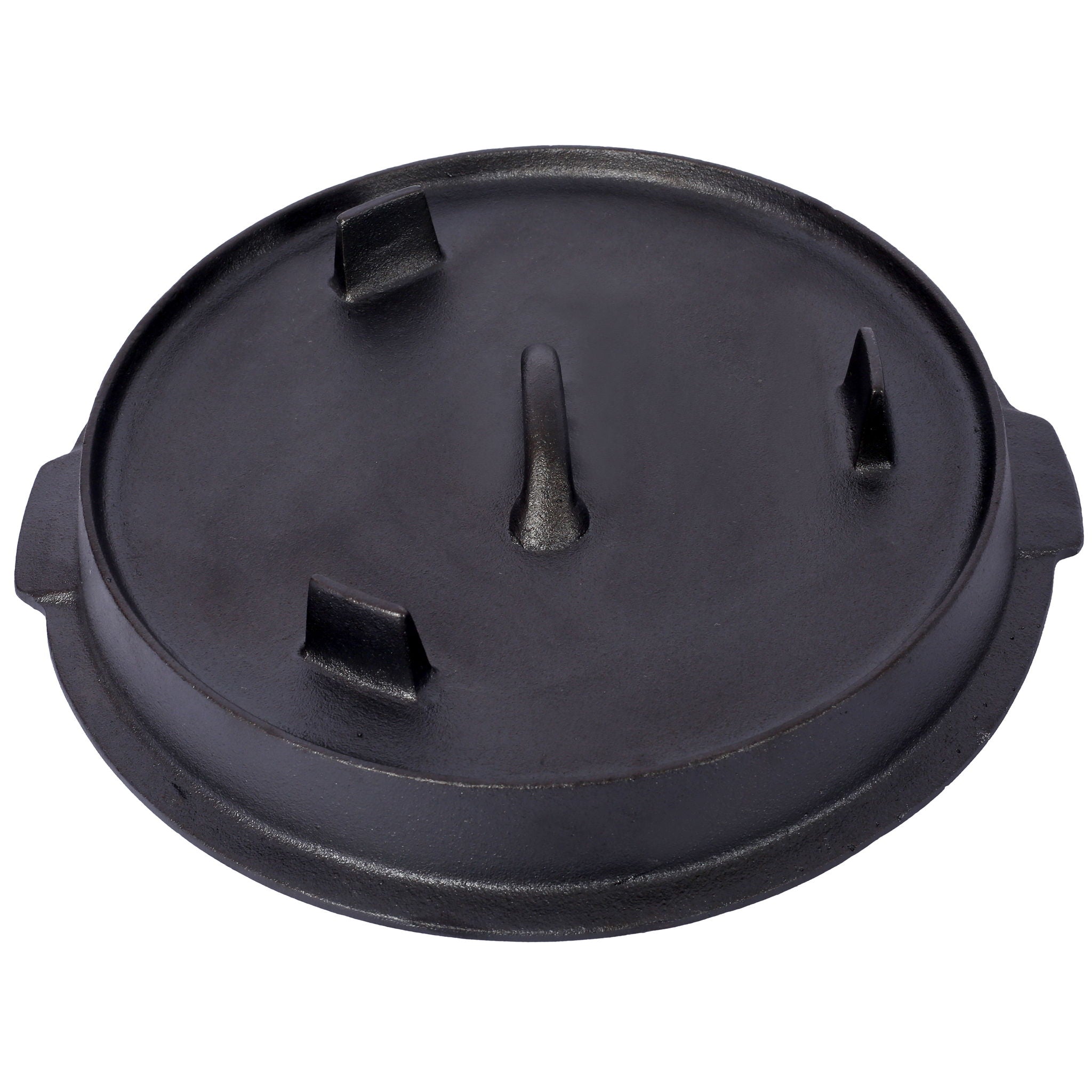 Pre-Seasoned Cast Dutch Oven With Skillet Lid And Pot Rack