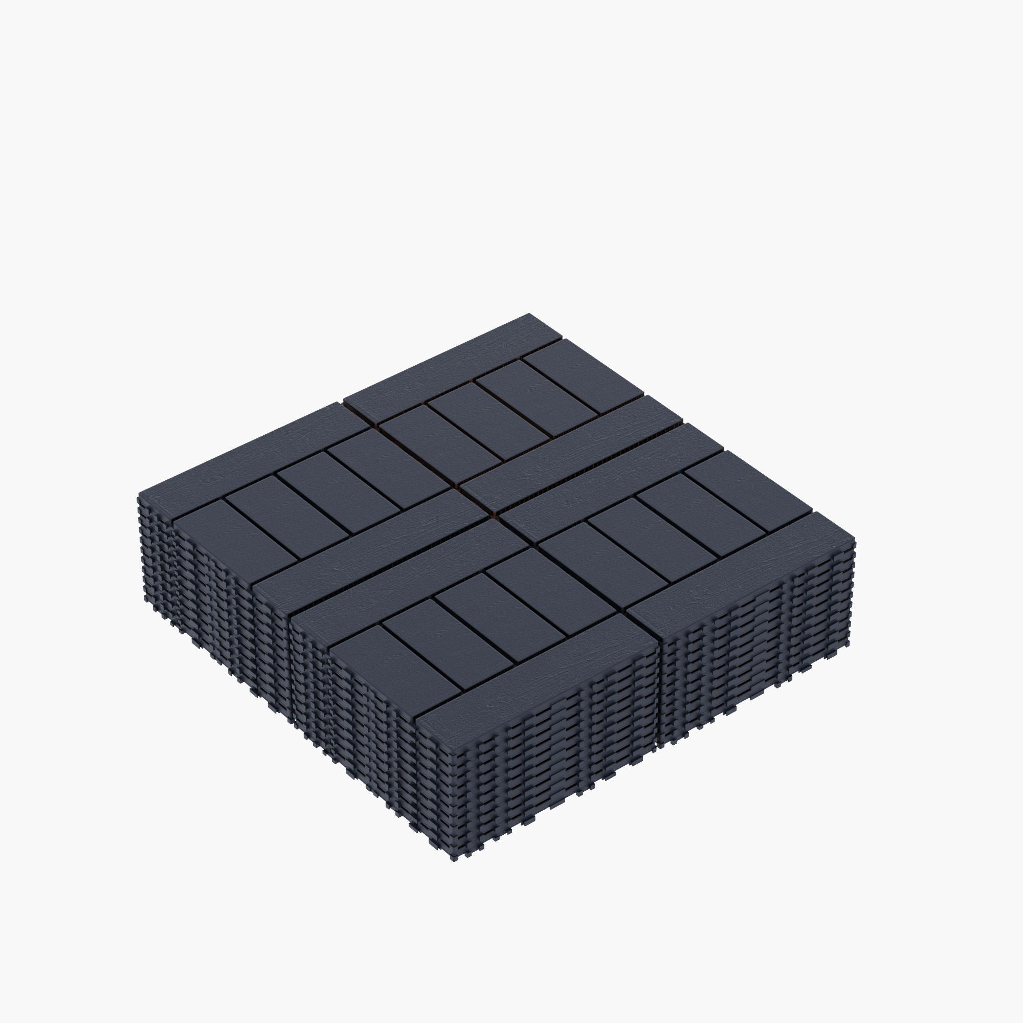 H Style Diy Module Interlocking Patio Deck Tiles