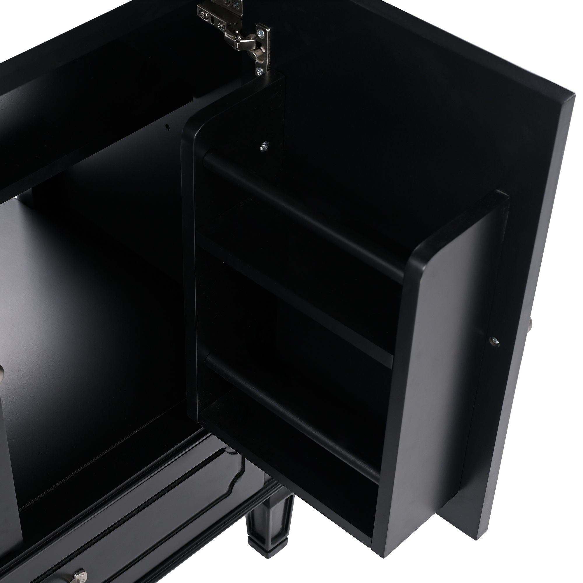 Vintage Style Bathroom Vanity With Sink, Multi Functional Storage, Soft-Closing Door